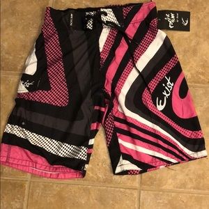 NWT Pacific Surf by Exist Swim Shorts Trunks